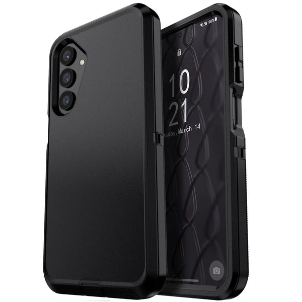 Black For Samsung Galaxy A16 5G Case Heavy Duty Shockproof Hard Protective Rugged Hybrid 3in1 Layers Cover