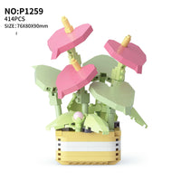 LOZ Flower Bouquet Building Blocks Kit DIY Flowers Block Toys Set Valentine's Day Rose Bricks Set Gift for Girls Friends adults