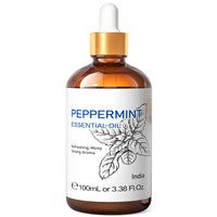 HIQILI 100ml Peppermint Sandalwood Eucalyptus Lemon Essential Oil for Diffuser, Humidifier, Aromatherapy, Candle Making, Massage