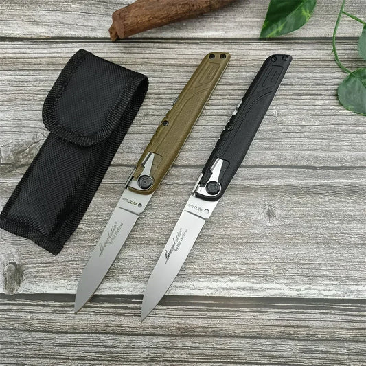 Tactical Outdoor EDC Survival Folding Knife 440C Steel Sharp Blade Durable Hunting Pocket Knife Camping Multi-purpose Tools