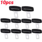 10-2PCS Seat Belt Tongue Car Seat Belt Buckle Clips Car Seat Belt Clip Extender Plug Safety Extension Buckle Auto Accessories
