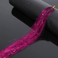1PC Glitter Tinsel Shiny Fairy Hair Tinsel Sparkling Tinsel for Women Girls Hair Accessories for Cosplay Party