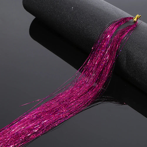 1PC Glitter Tinsel Shiny Fairy Hair Tinsel Sparkling Tinsel for Women Girls Hair Accessories for Cosplay Party