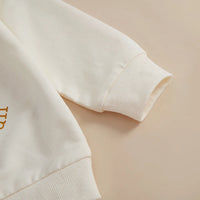 Adorable Toddler Winter Hoodies Stylish Design Cartoon Bear Print Pullover Warm Sweatshirt Kids Casual Tops for Autumn