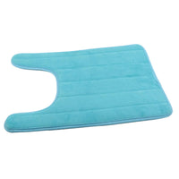 1pc New Washroom Toilet Foot Mat U-Shaped Floor Mat Waterproof Pad Bathroom Water Absorption Anti-Skid Pad