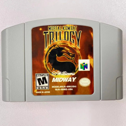 N64 game card Mortal Kombat Trilogy US version/n64 game