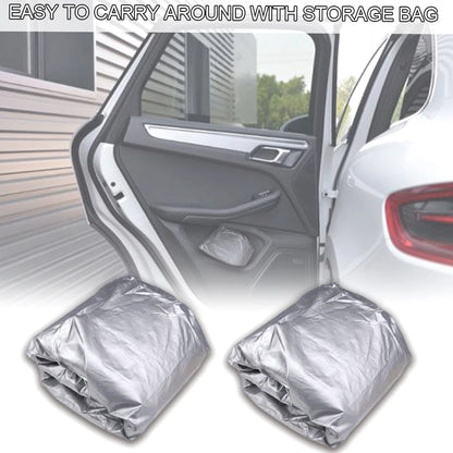 Car Cover Full Sedan Covers with Reflective Strip Sunscreen Protection Dustproof&Waterproof UV Scratch-Resistant Universal XL