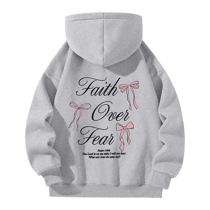 Lovellx Women's Hoodies with Butterfly Letter Print Long Sleeves Hooded Christian Jesus God Graphic Hoodies Harajuku Pulllovers