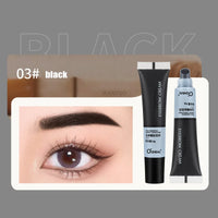 15-Minute Fast Henna Eyelash Eyebrow Dye Tint Professional Easy Dye Gel Eyelash Brown Black Color Tint Cream Kit Eyebrows Suit