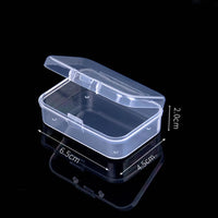 Mini Boxes Rectangle Plastic Storage Box Practical Frosted Translucent Toolbox Bead Jewelry Case Display Organizer Container