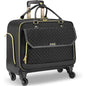 Rolling Laptop Bag, Briefcase for Women with 4 Spinner Wheels and Telescopic Extendable Handle, Roller Computer Bag for Work