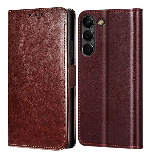 For Samsung Galaxy S22/S22+/S22 Plus/S22 Ultra 5G Phone Leather Case Shockproof Wallet Pouch Card Slot Kickstand Flip Cover