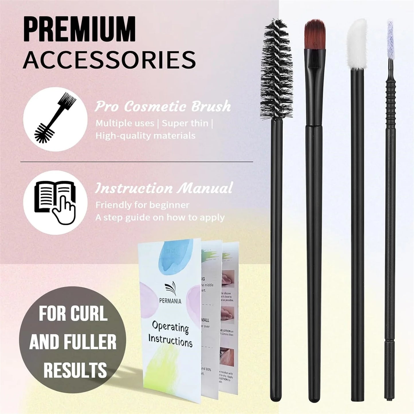 PERMANIA New Lash Lift Kit Brow Lamination Kit Lash Curler Eyelash Perm Kit Softening Colorful Lash Lift Ribbon Makeup Tool