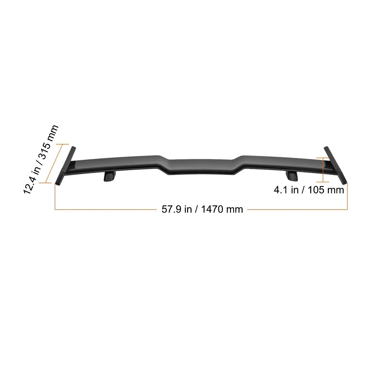 VEVOR GT Wing Car Spoiler Spoiler Compatible with 2018-2023 Camry High Strength ABS Material Baking Paint Car Rear Spoiler Wing