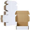 50pcs Corrugated Paper Gift Boxes, 6x4x2 Inch Sturdy Cardboard Packaging,White Small Shipping Boxes for Crafting Gift Mailing