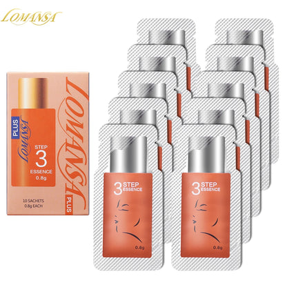 Lomansa Korean 10 Pcs/Lot 5-8 Mins Lash Lift Eyelash Perm Kit Sachet Number #1#2#3 Setting Lotion Curling Perming Makeup Tool