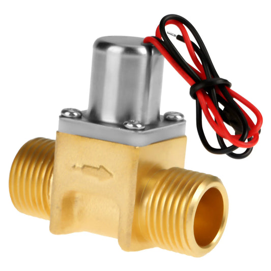 1/2 Electric Solenoid Valve Pulse Electromagnetic Valve  4.5V 1/2" Water  Pulse Electromagnetic Valve Brass Solenoid Valve