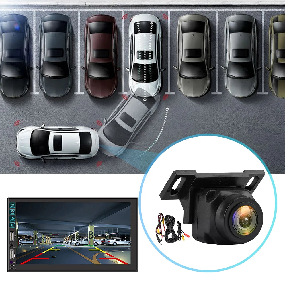 1080P AHD Vehicle Rear View Reverse Camera CVBS Night Vision Parking Reverse Camera HD Color Image Parking Assistance Camera
