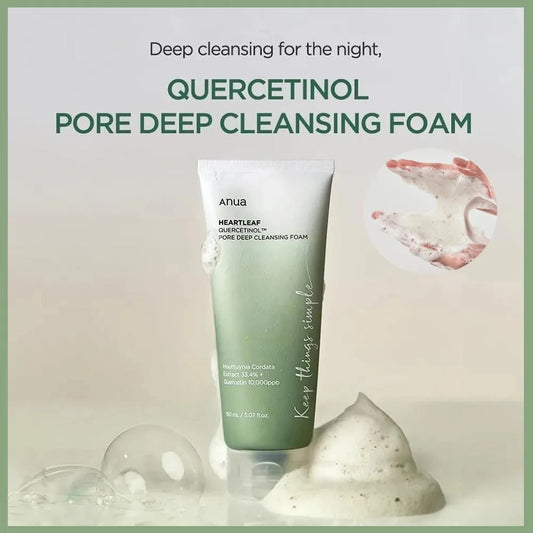Heartleaf Quercetinol Pore Deep Cleansing Foam Cleanser Skin Care For Women