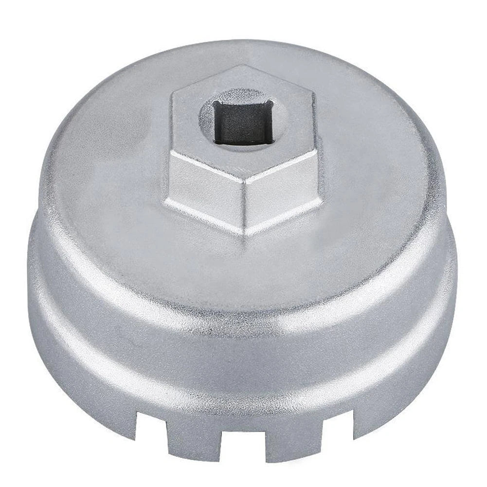 Universal 14 Flutes Oil Filter Wrench Cap Housing Tool Remover for