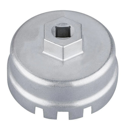 Universal 14 Flutes Oil Filter Wrench Cap Housing Tool Remover for