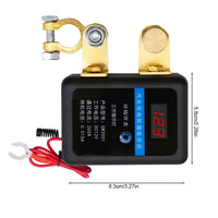 DC 12V Automatic Power Shut Off Switch Remote Battery Disconnect Switch 260A Leakage Protection Device for Auto Truck Trailer RV