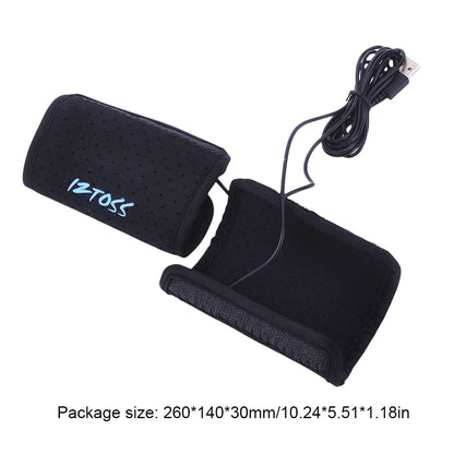 Electric Heated Grip Cover Removable Motorcycle Handlebar Warmer USB 5V Hot Grip Handle Fast Heating Scooter Winter Accessories