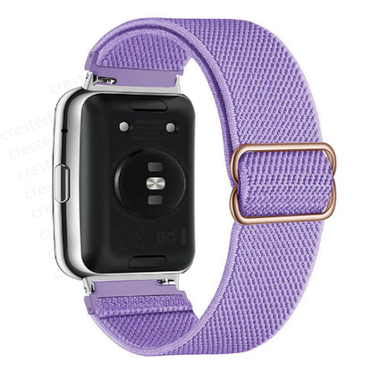 Scrunchie Band For Huawei Watch Fit 2 Strap Smartwatch Accessories Elastic Nylon Loop Bracelet Correa Huawei Watch fit2 band