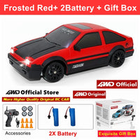 4WD RC Drift Car Remote Control GTRPRO AE86PRO Model 4x4 Racing RTR Radio Truck Vehicle Toy Gift for Boy Girl Children Kid Adult