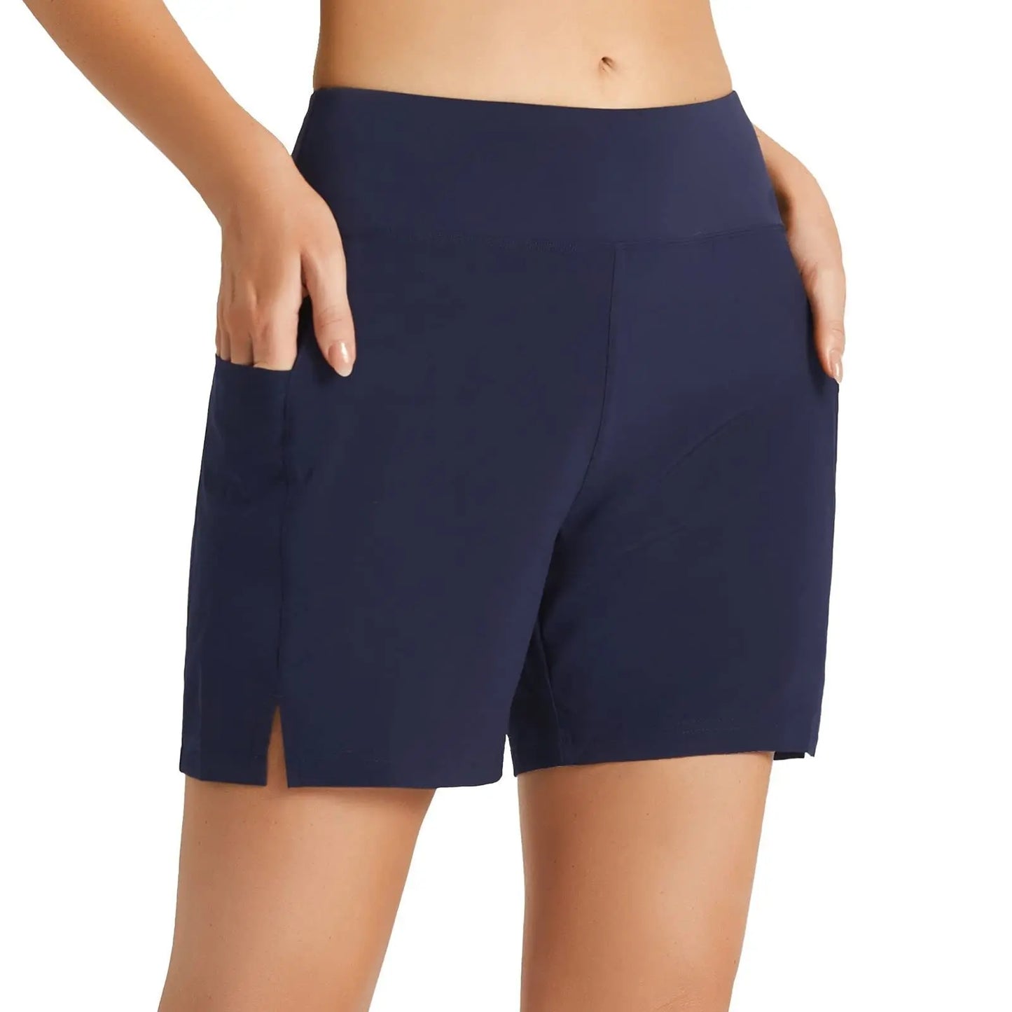 Plus Size Swimsuit Women Swim Bikini Bottom Tankini Shorts Solid High Waist Beach Swimwear Bathing Suit Biquini 2025 Wholesale