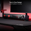 Redragon GS550 PC Gaming Speakers 2.0 Channel Desktop Computer Sound Bar  Quality Bass & Decent Red Backlit
