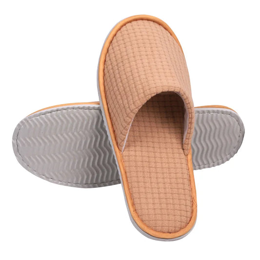 Disposable Slippers Cotton Linen Thickened Non-slip Bottom Hotel Hotel Guest House Travel Slippers Single Random Color