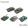 Toy Model Action Figure Plastic Soldiers Model Men Figures 12 Poses Soldiers Aircraft Tanks Turret Children Boy Gift