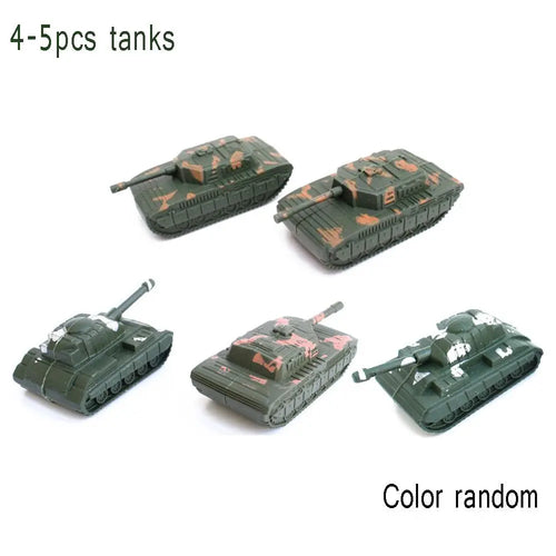 Toy Model Action Figure Plastic Soldiers Model Men Figures 12 Poses Soldiers Aircraft Tanks Turret Children Boy Gift
