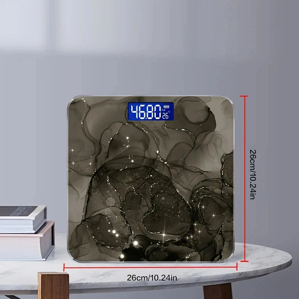 Usb Accurate Smart Electronic Scale, New Three-Dimensional Lcd Display With Accurate Sensing, Temperature Sensing Weight Scale