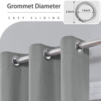 1pc Solid color full shading and sun protection 100% Blackout curtains, bedroom and living room shading curtains EzBuyCo