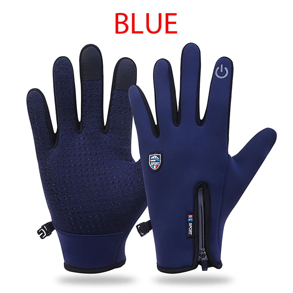 Winter Warm Motorcycle Gloves With Wrist Support Touch Screen Cycling Gloves Outdoor Sport Anti-slip Windproof Full Finger Glove