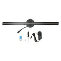 3D Hologram Fan Wifi Wireless Transmission 16.5in 2000x224 WiFi 3D Projector with 224 LED Light Beads for Business Advertising