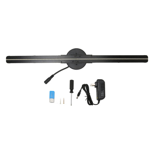 3D Hologram Fan Wifi Wireless Transmission 16.5in 2000x224 WiFi 3D Projector with 224 LED Light Beads for Business Advertising