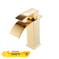 Black Waterfall Basin Sink Faucet Tall Bathroom Mixer Tap Wide Spout Vessel Sink Fauet Hot Cold Water Tap