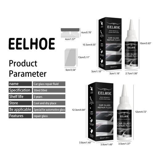 Windshield Repair Kit Crack Repair Fluid Car Window Repair Resin Windscreen Scratch Crack Restore Glass Curing Glue Accessories