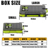 Fishing Tackle Box 14 Compartments Fishing Accessories Lure Hook Storage Case Double Sided Fishing Tool Organizer Boxes EzBuyCo