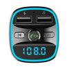 T25 Car Bluetooth 5.0 FM Transmitter MP3 Player Fast Charging Dual USB Charger