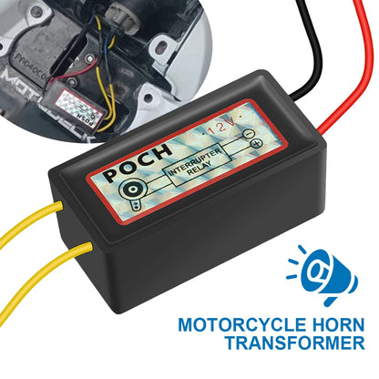 12V Horn Interrupter Relay Horn Auto Speaker Signal Relay Horn Relay for Making Horn Sound Disconnect Breaker