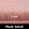 Fluffy Rug Indoor Plush Soft Carpet for Living Room Anti-Skid Durable Area Rug for Girls Bedroom Kids Room Carpets
