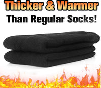 2 Pairs Pack Winter Thermal Socks For Men Women Cold Weather Insulated Socks Outdoor Hiking Skiing Warm Snow Thick Heated Socks