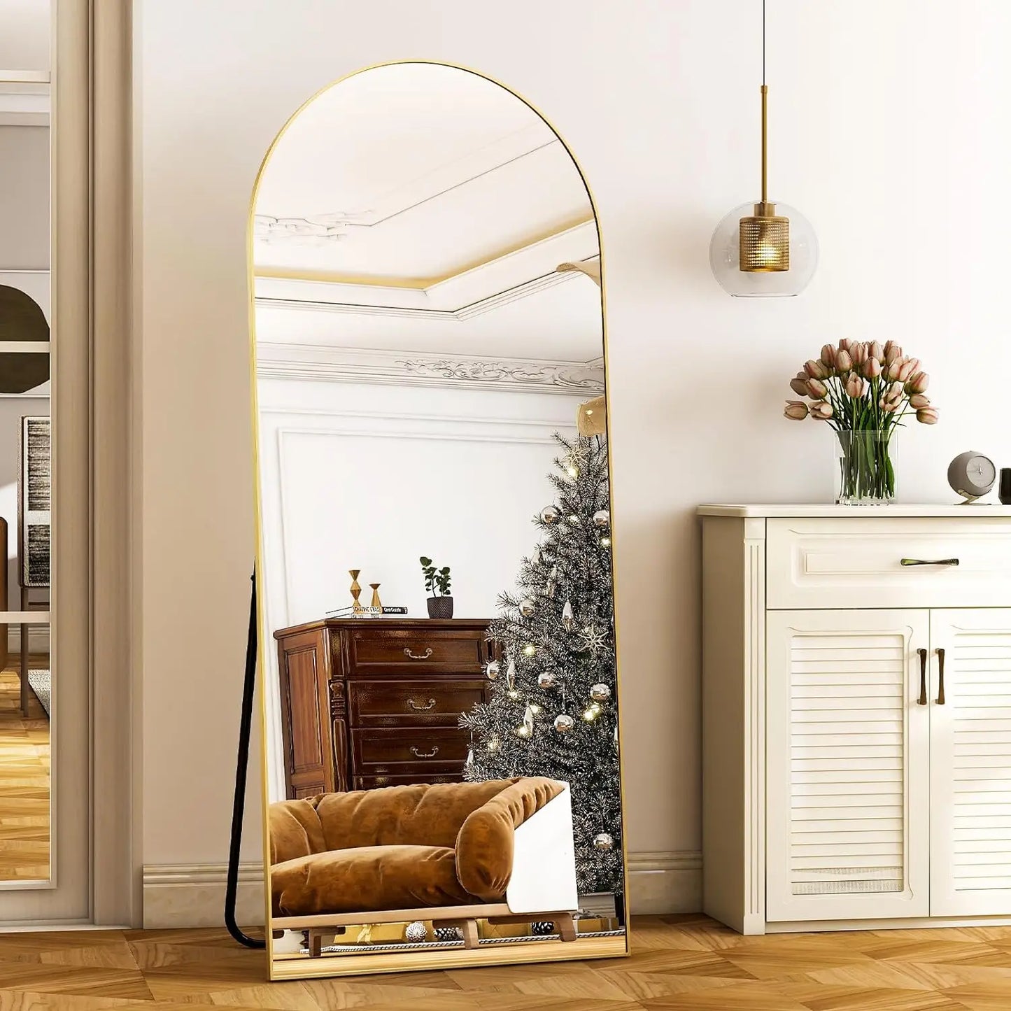 26x71 Inch Full Length Mirror - Aluminum Alloy Frame, Extra Large Floor Mirror