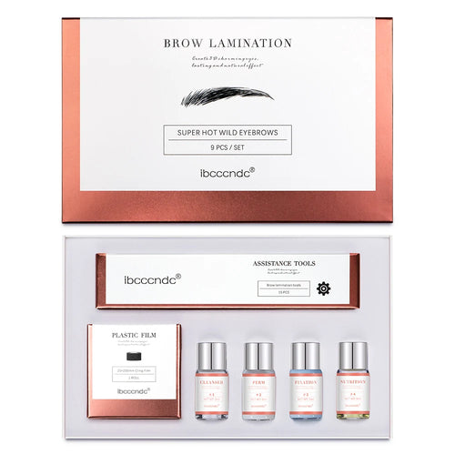 Pro Brow Lift Perming Eyebrow Lifting Brow Lamination Kit with Cling Film Nutrition Keratin Perming Lotion for Home Use