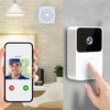 Video Doorbell, Doorbell Camera Wireless Use Two-Way Talk, Wi-Fi, HD, Night Vision, App Remote Control, Easy Installation