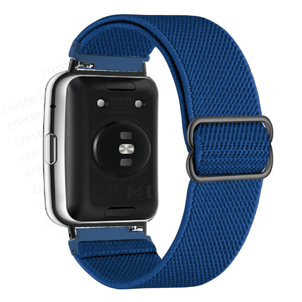 Scrunchie Band For Huawei Watch Fit 2 Strap Smartwatch Accessories Elastic Nylon Loop Bracelet Correa Huawei Watch fit2 band